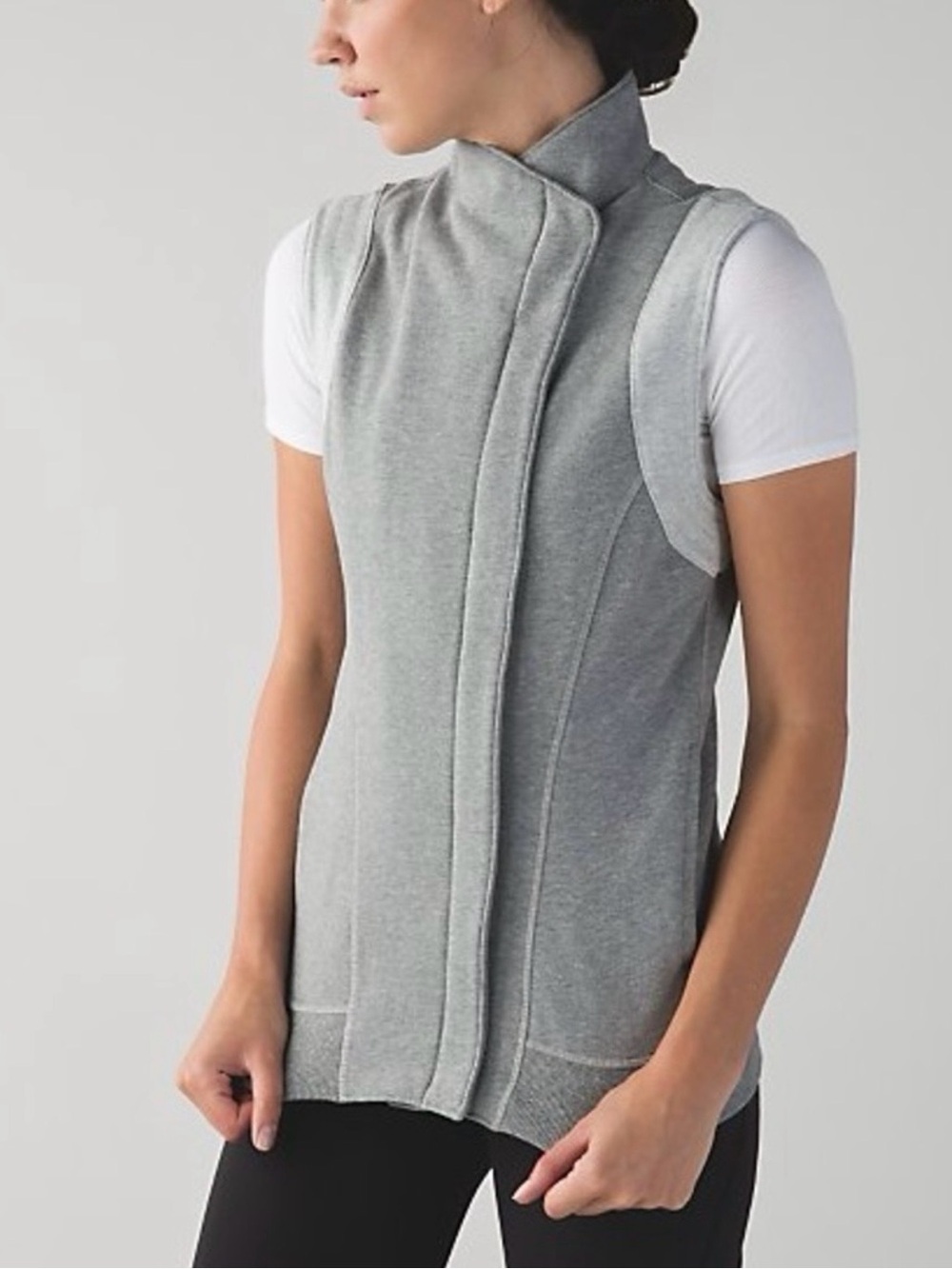 Lululemon Versa Vest Heathered Grey 10